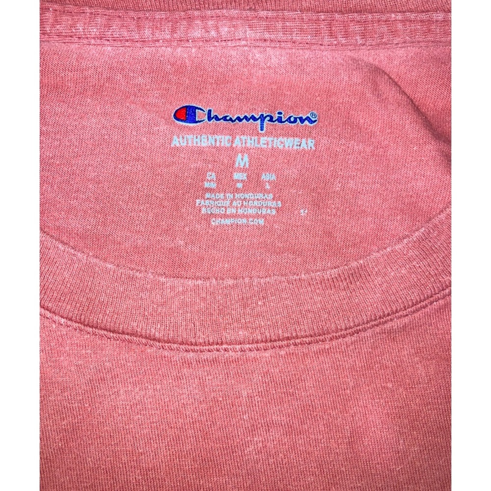 Champion Graphic T-Shirt M Red Mountain Logo Retro Faded Street Outdoor Gorpcore - Picture 3 of 12